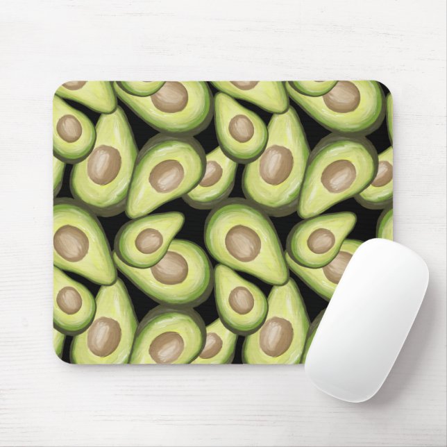 Gourmet Fresh klipp Vegan Avocado Mönster Musmatta (Med mus)