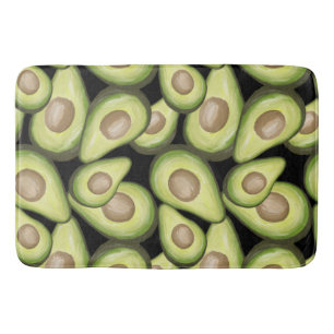 Gourmet Fresh Vegan Avocado Mönster Badrumsmatta