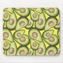 Gourmet Fresh Vegan Avocado Mönster Mouse Pad
