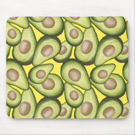 Gourmet Fresh Vegan Avocado Mönster Mouse Pad Musmatta