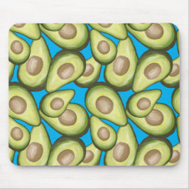 Gourmet Fresh Vegan Avocado Mönster Mouse Pad Musmatta