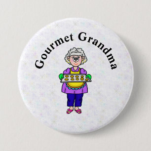 Gourmet Grandma Button Knapp