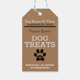 Gourmet Hund Treats Anpassningsbarnas etiketter