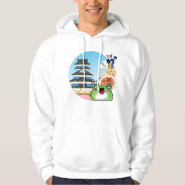 Gourmet Japan Resa med katt och groda Hoodie