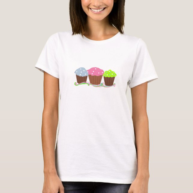 Gourmet Sherbet Muffinss T-shirt (Framsida)