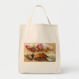 Gourmet Sushi Medley Tote Bag – Japanese Food Art Tygkasse