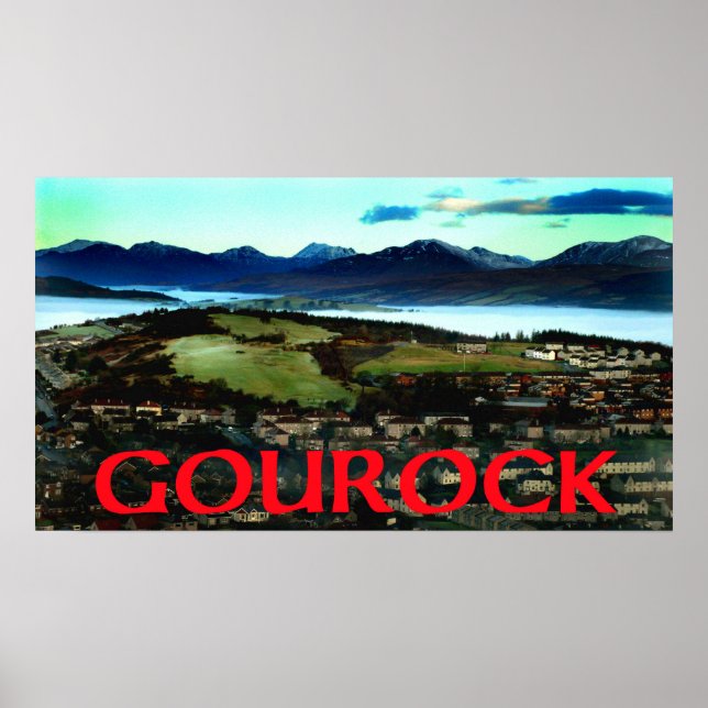 gourock scotland poster (Framsidan)
