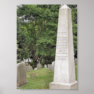 Gov. Bradford Gravesite Poster
