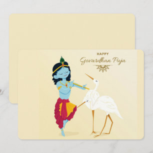 Govardhan Puja Julkort