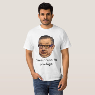 Gove missbrukar privilegieraT-tröja: stil 1 Tee