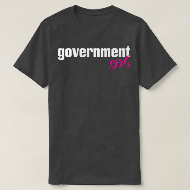 Government Girl T Shirt (Design framsida)