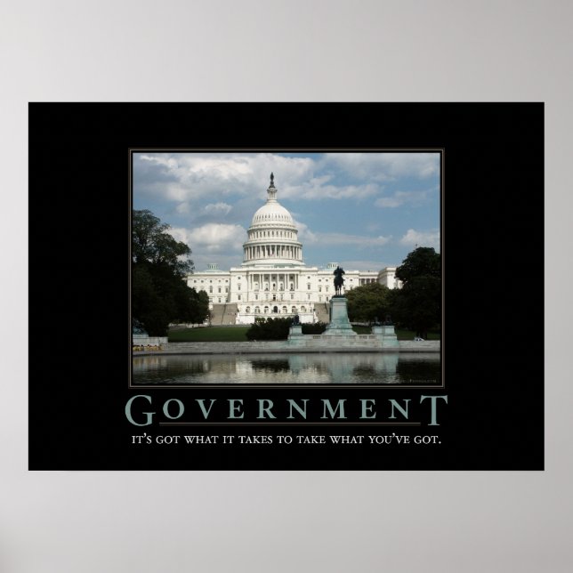 Government Motivational Parody Print Poster (Framsidan)