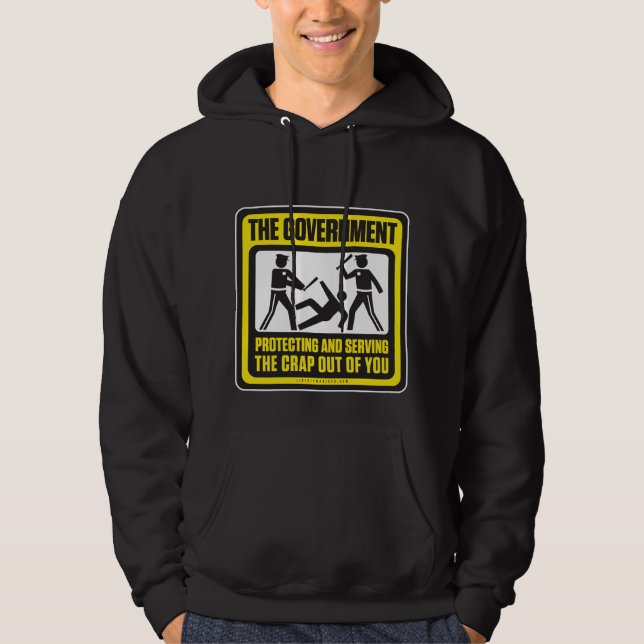 Government Shirt Sweatshirt Med Luva (Framsida)