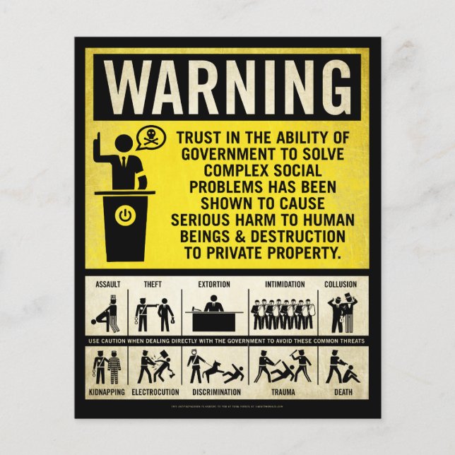 Government Warning Flyer (Framsidan)