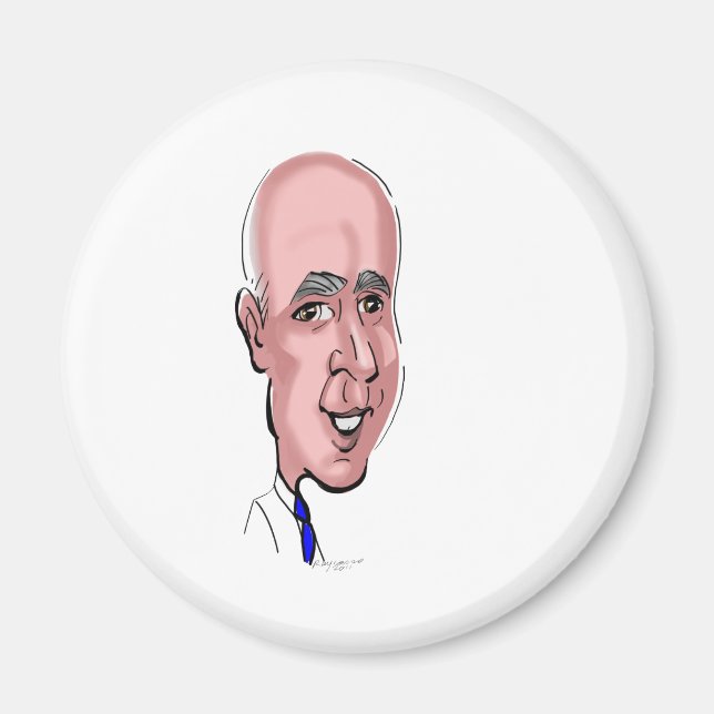 GoVeRnOr JeRRy BrOwN Magnet (Framsidan)
