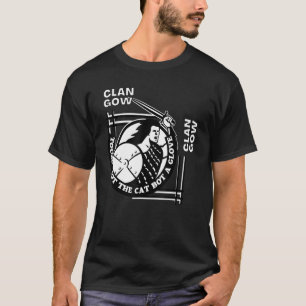 Gow Klan Gaelic Motto Swordsman T Shirt
