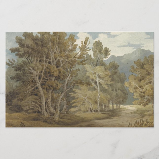 Gowbarrow Park, Ullswater (av John White Abbott) Brevpapper (Framsida)