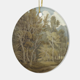 Gowbarrow Park, Ullswater (av John White Abbott) Julgransprydnad Keramik