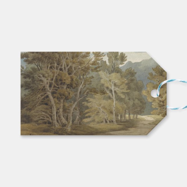 Gowbarrow Park, Ullswater (av John White Abbott) Presentetikett (Framsidan (Horisontell))