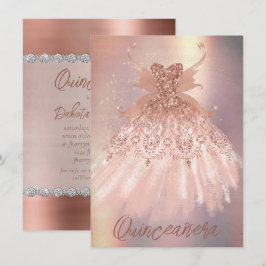 Gown Fairy Vinge Ro Guld | Terracotta Coral Sheen Inbjudningar