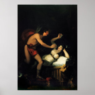 Goya - Allegory of Kärlek (Cupid and Psyche) 1798 Poster