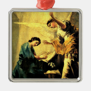 Goya: Annunciation, berömd religiösa-målning Julgransprydnad Metall