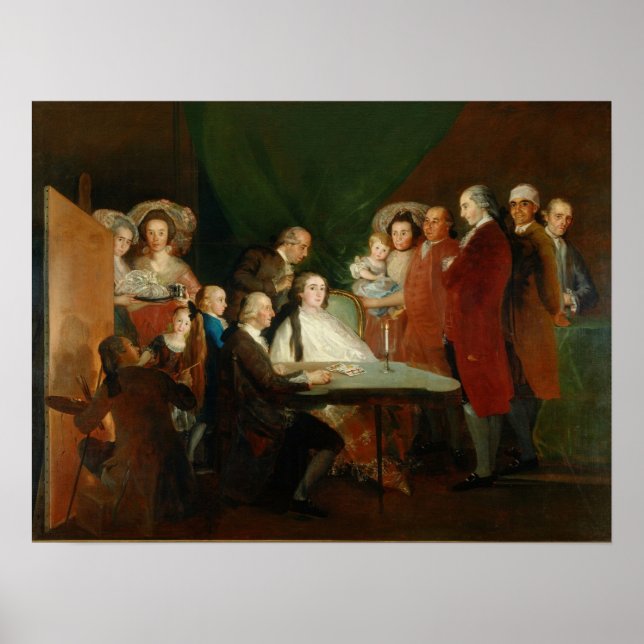 Goya - Baranas familj Don Luis 1783 Poster (Framsidan)