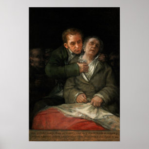 Goya - Bifogad av Doktor Arrieta 1820 Poster