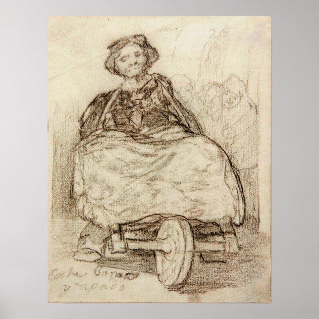 Goya - Billigt Covered Coach Poster (Framsidan)