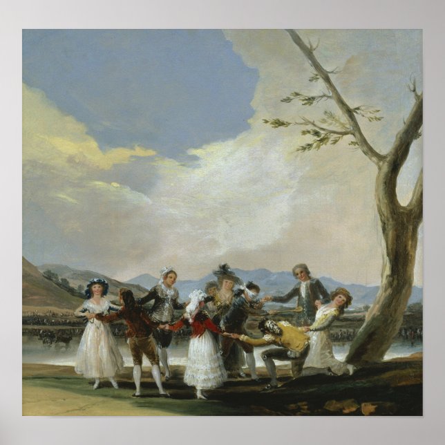 Goya - Blind mans buffets 1788 Poster (Framsidan)