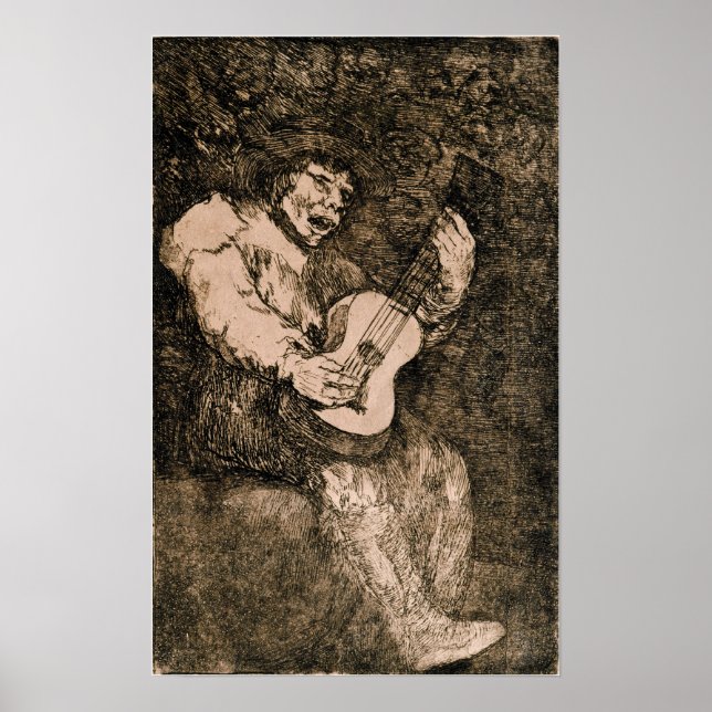 Goya - Blind sångare 1820 Poster (Framsidan)