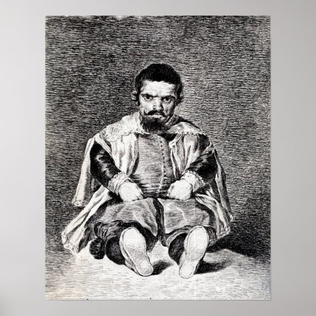 Goya - Dwarf Sebastian Morra vid domstolen ... Poster (Framsidan)