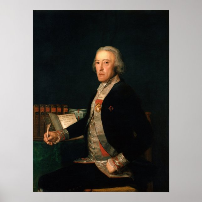Goya - Felix Colon De Larriatiego 1794 Poster (Framsidan)