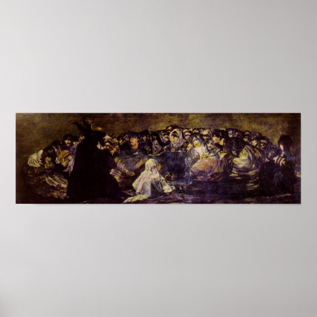 Goya: Goat; eller Witches Sabbath Print Poster (Framsidan)