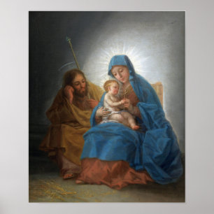 Goya - Helig familj 1787 Poster