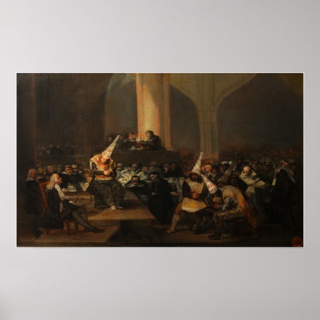 Goya - Inquisition Scene 1819 Poster (Framsidan)