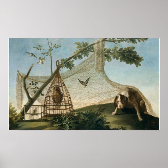 Goya - Jakt med bete 1775 Poster (Framsidan)