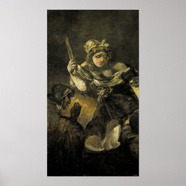 Goya - Judith och Holofernes 1821 Poster (Framsidan)