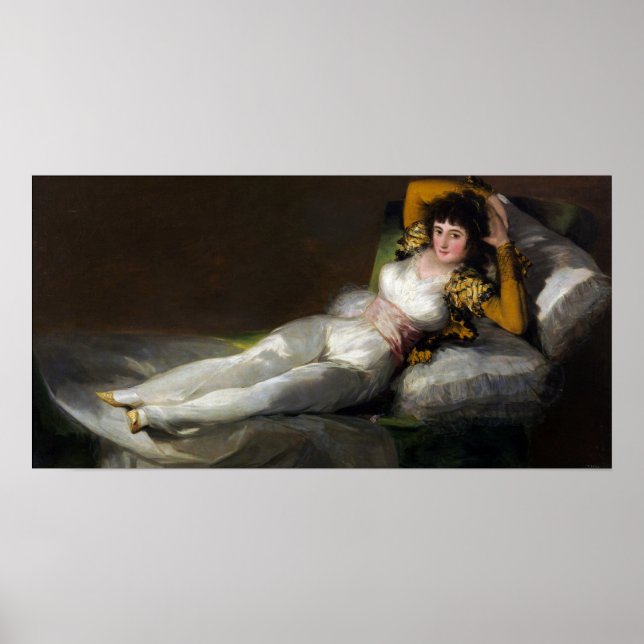 Goya - Klädd Maja 1800 Poster (Framsidan)
