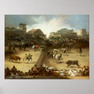 Goya - Korrida i den delade Ringar Poster