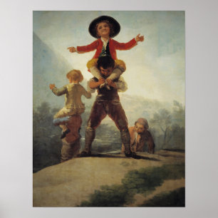 Goya - Kurinnie Fighting. 'Häst och ryttare' 1791 Poster