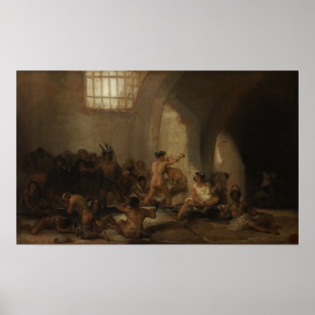 Goya - Mad House 1812 Poster (Framsidan)