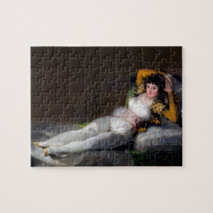 Goya-måleri - Klädda maja - La Maja Vestida Pussel