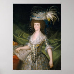 Goya - Maria Louise of Parma Queen of Spain 1790 Poster