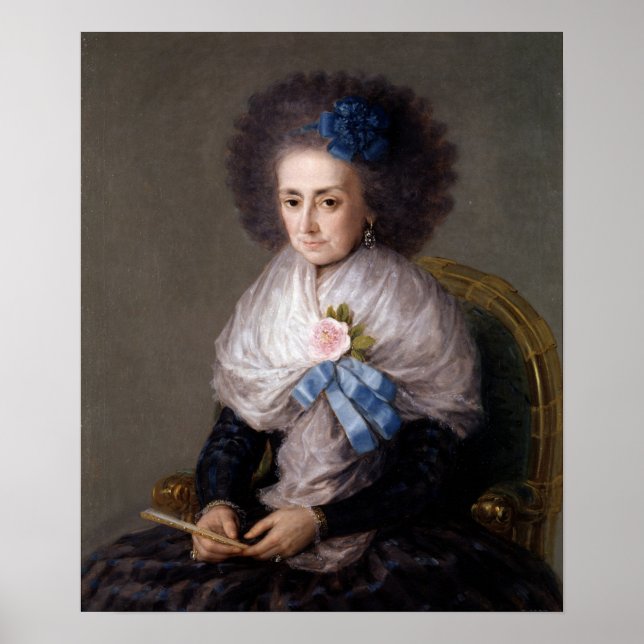 Goya - Marie Antoinette Gonzaga 1795 Poster (Framsidan)