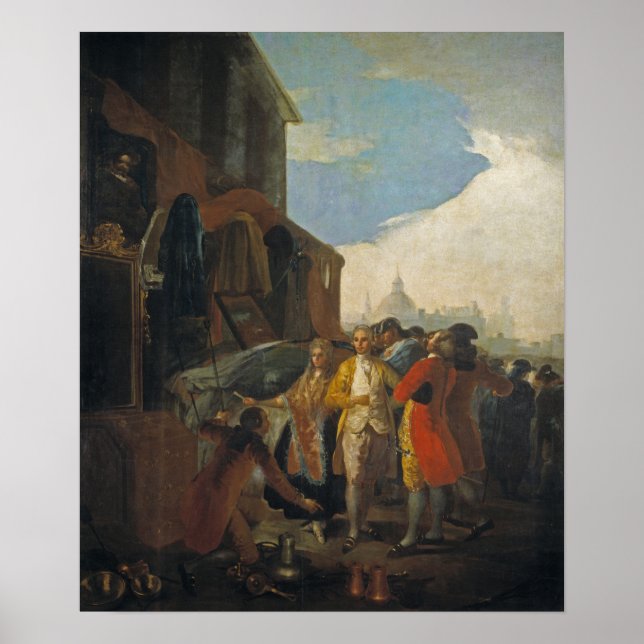 Goya - Marknad i Madrid 1778 Poster (Framsidan)
