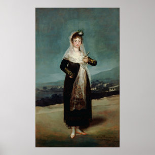 Goya - Marquise of Santiago 1804 Poster