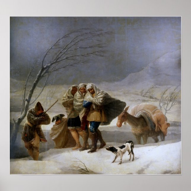 Goya - Mor eller vinter 1786 Poster (Framsidan)