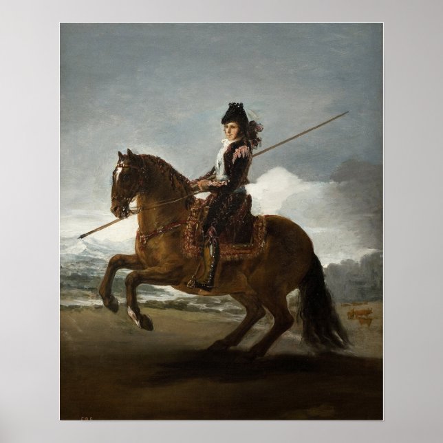 Goya - Picador 1795 Poster (Framsidan)