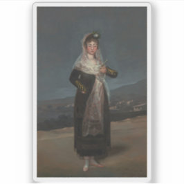 Goya - Porträtt i Marquesa de Santiago Klistermärken